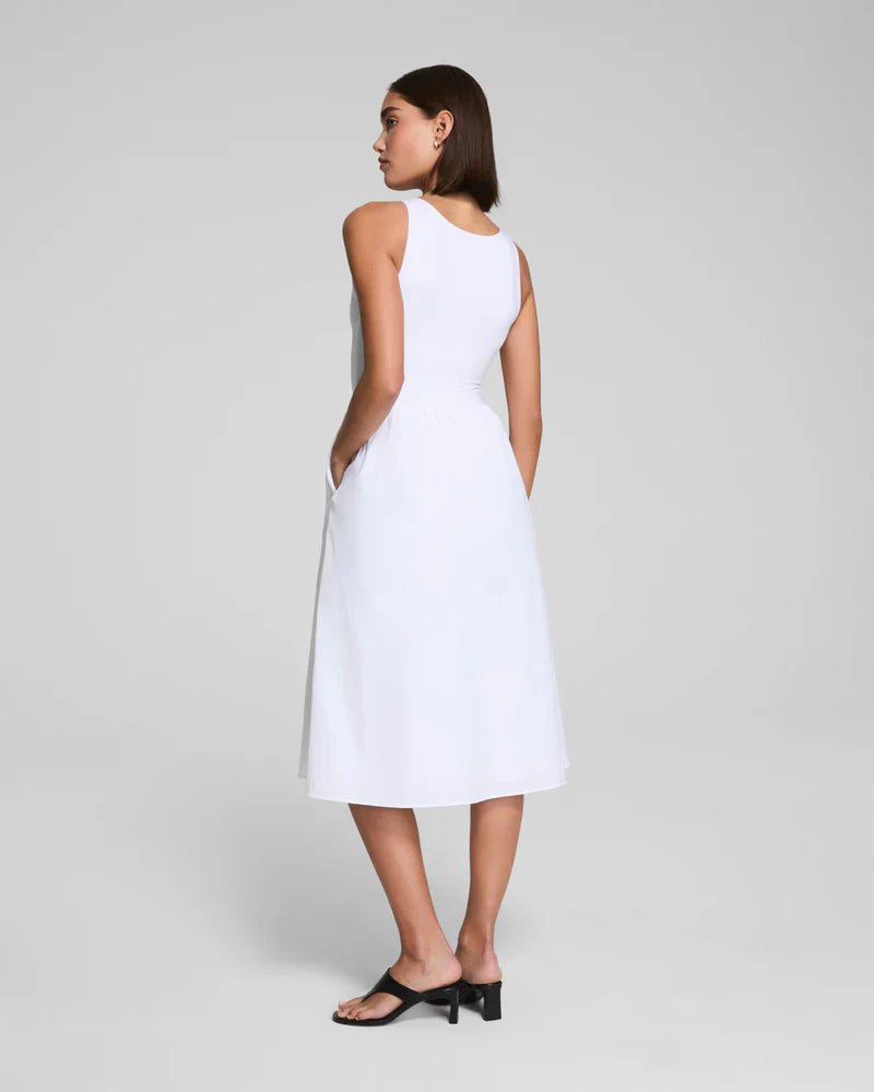 SPANXsmooth™ Jersey Scoop Neck Tank Midi Dress
